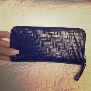 Cole Hann black leather wallet